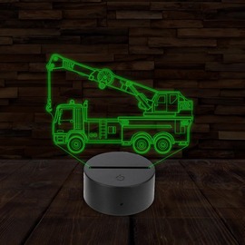 3D LED lámpa - Darus teherautó