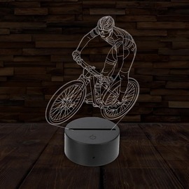 3D LED lámpa - Kerékpár