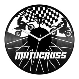 Motocross - Győztesek bakelit óra Motocross - Győztesek bakelit óra
