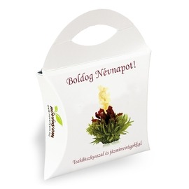 Boldog Névnapot! - virágzó tea - Jázmin Boldog Névnapot! - virágzó tea - Jázmin