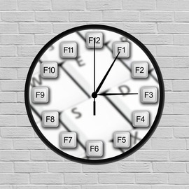 Informatikus falióra /fehér/ Informatikus falióra /fehér/