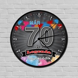 Legendás születésnapi óra 70 Legendás születésnapi óra 70
