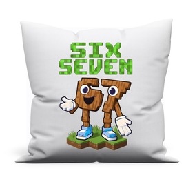 Minecraft stílusú six seven 67 párna Minecraft stílusú six seven 67 párna