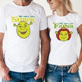Shrek és Fiona páros póló Shrek és Fiona páros póló