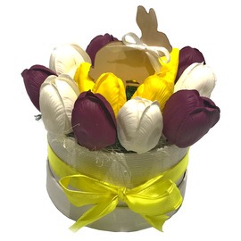 Szappan tulipán box - többszínű 