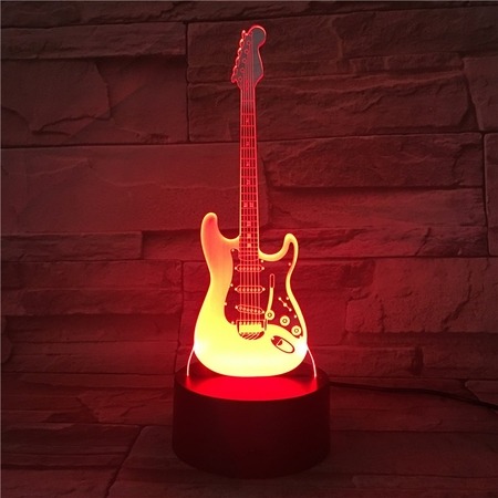 3D LED lámpa - Gitár 3D LED lámpa - Gitár