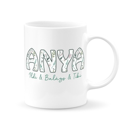 Anya bögre gyermek nevekkel