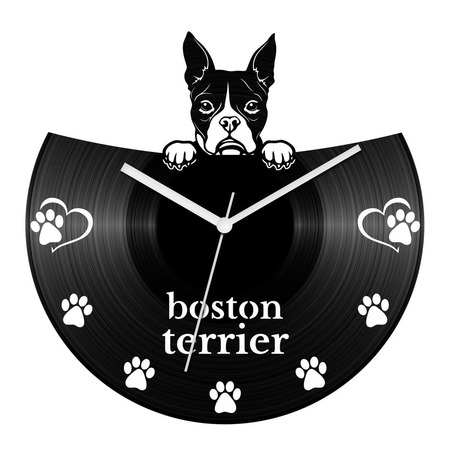 Boston terrier bakelit óra Boston terrier bakelit óra