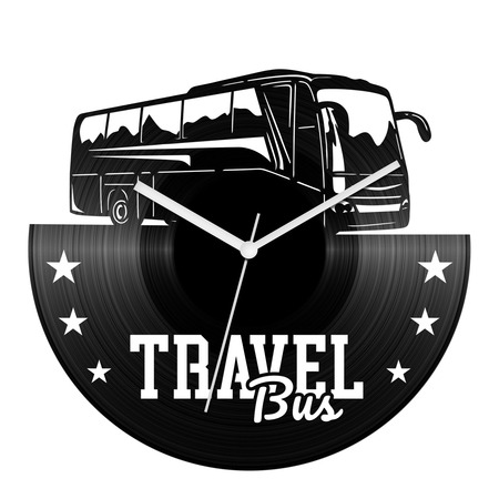 Buszos bakelit óra Buszos bakelit óra