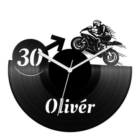 Férfi neves bakelit óra motorosoknak Férfi neves bakelit óra motorosoknak