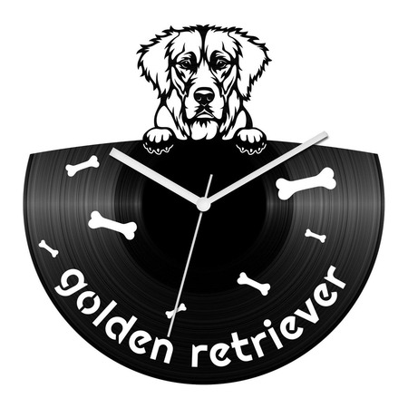 Golden retriever bakelit óra Golden retriever bakelit óra