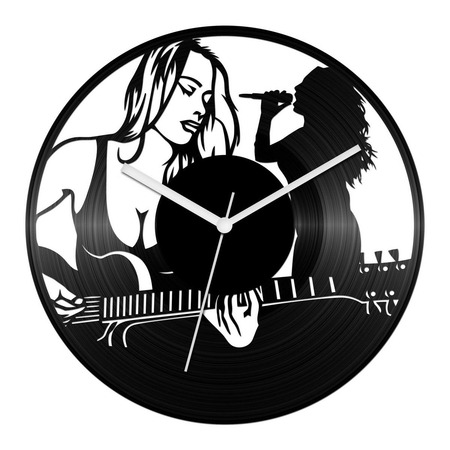 Női gitáros bakelit óra Női gitáros bakelit óra