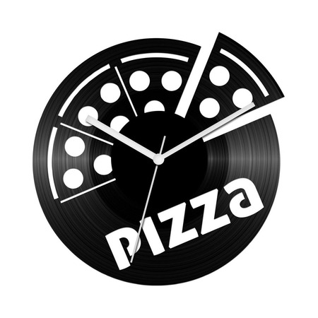 Pizzás bakelit óra Pizzás bakelit óra