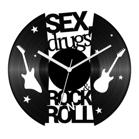 Sex, drugs and rock 'n' roll bakelit óra
