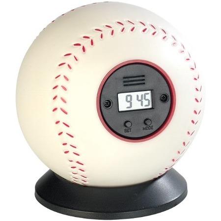 Falhoz vágható baseball labda ébresztőóra