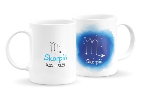 Skorpió csillagjegyes bögre Skorpió csillagjegyes bögre
