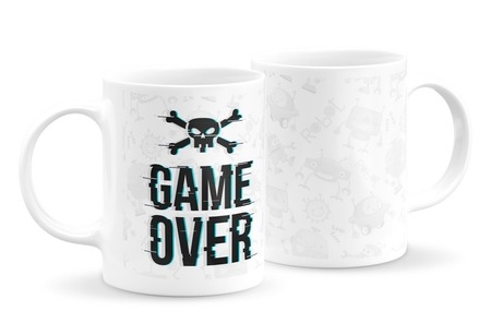Game over feliratos bögre 2 Game over feliratos bögre 2