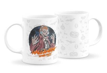 Zombis halloween bögre