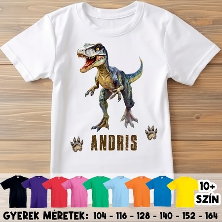 Dínó gyerek póló - Raptor Dínó gyerek póló - Raptor