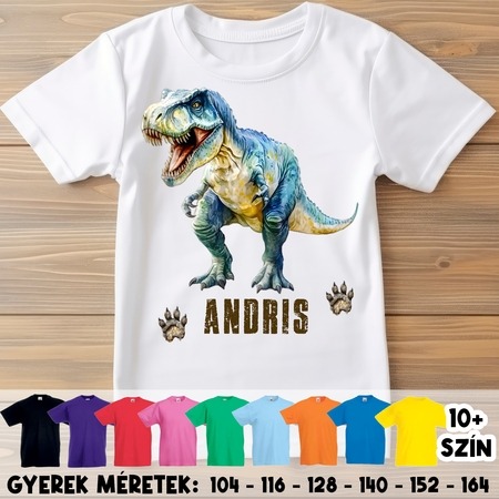 Dínó gyerek póló - T-rex Dínó gyerek póló - T-rex