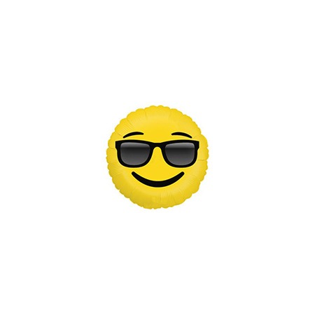 Emoji napszemcsis fólia lufi 46 cm-es