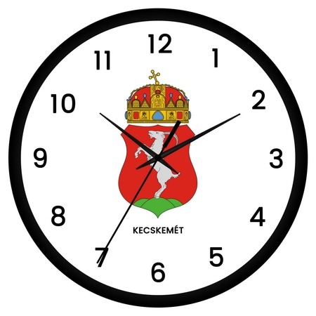 Kecskemét címeres falióra Kecskemét címeres falióra
