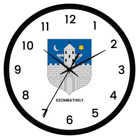 Szombathely címeres falióra Szombathely címeres falióra