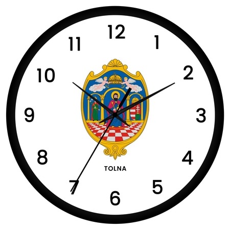 Tolna megye címeres falióra Tolna megye címeres falióra