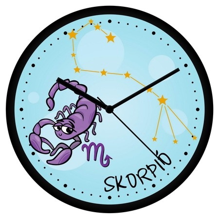Vicces Skorpió csillagjegyes falióra Vicces Skorpió csillagjegyes falióra