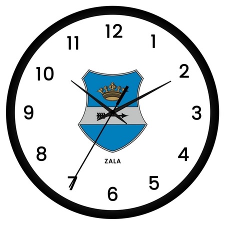 Zala megye címeres falióra Zala megye címeres falióra