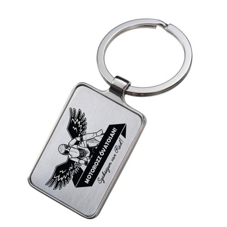 Gravírozott kulcstartó - Motorozz óvatosan Gravírozott kulcstartó - Motorozz óvatosan