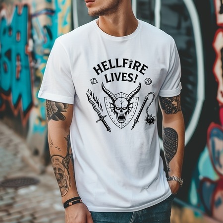 Hellfire lives fenőtt póló Hellfire lives fenőtt póló