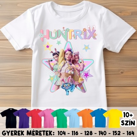 Huntrix Demon Hunters húsvéti gyerek póló Huntrix Demon Hunters húsvéti gyerek póló