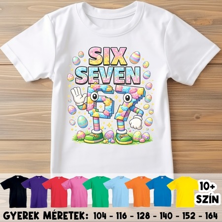 Húsvéti six seven 67 gyerek póló