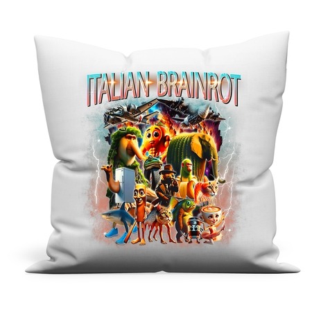 Italian Brainrot best of párna Italian Brainrot best of párna