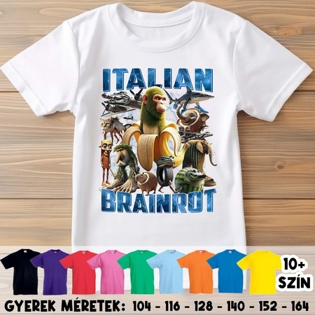Italian brainrot gyerek póló Italian brainrot gyerek póló