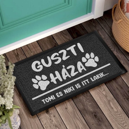 Kutyus otthona lábtörlő Kutyus otthona lábtörlő