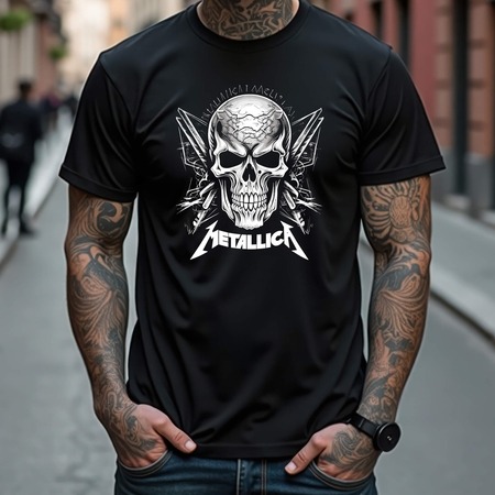 Metallica - koponyás póló Metallica - koponyás póló