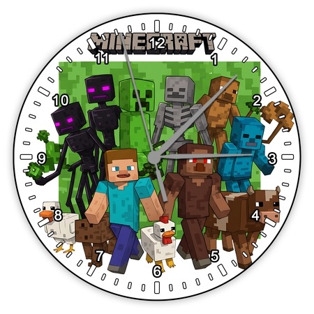 Minecraft csapat falióra Minecraft csapat falióra