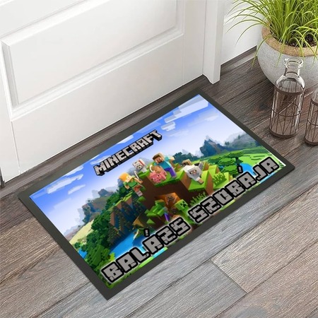 Beltéri lábtörlő - Minecraft egyedi névvel Beltéri lábtörlő - Minecraft egyedi névvel