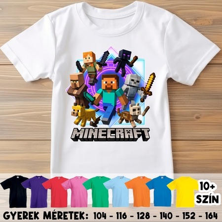 Minecraft gyerek póló Minecraft gyerek póló