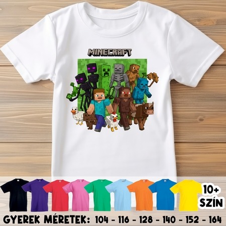Minecraft Team gyerek póló Minecraft Team gyerek póló