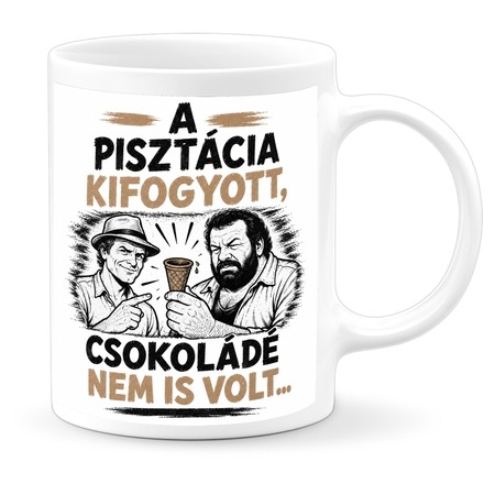 A pisztácia kifogyott... bögre