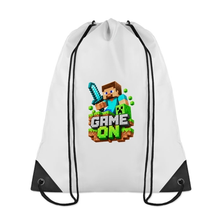 Game On - Minecraft Steve tornazsák Game On - Minecraft Steve tornazsák