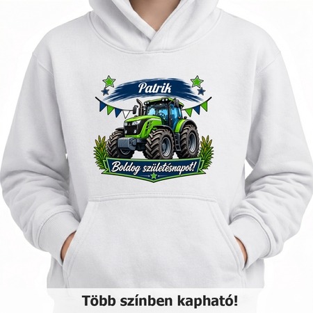 Születésnapra - traktor gyerek pulóver Születésnapra - traktor gyerek pulóver