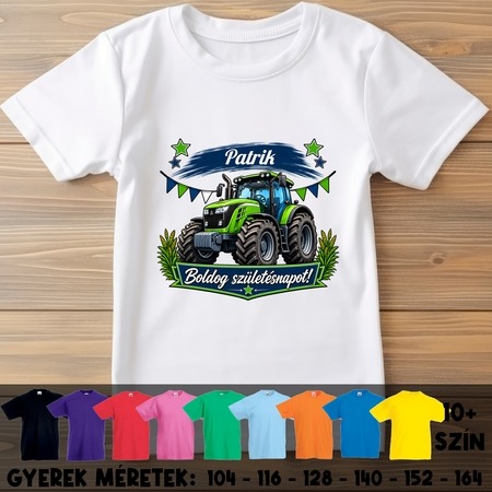 Születésnapra - traktor gyerek póló Születésnapra - traktor gyerek póló