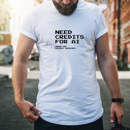 Need credit for AI felnőtt póló Need credit for AI felnőtt póló