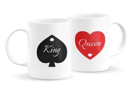 King and Queen páros bögre King and Queen páros bögre
