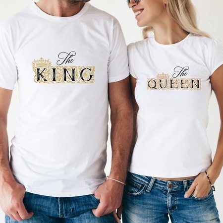 The King - The Queen páros póló The King - The Queen páros póló