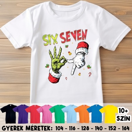 Karácsonyi gyerek póló - six seven 67 Karácsonyi gyerek póló - six seven 67